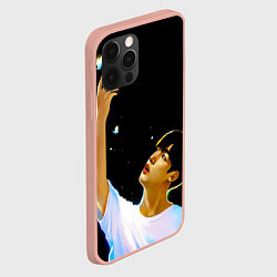 Чехол для iPhone 12 Pro Max BTS Kim Yohan Butterfly, цвет: 3D-светло-розовый — фото 2