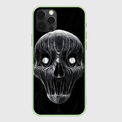 Чехол для iPhone 12 Pro Max Маска Смерти - рисунок карандашом, цвет: 3D-салатовый