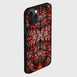 Чехол для iPhone 12 Pro Max Готический узор, цвет: 3D-черный — фото 2