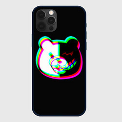 Чехол для iPhone 12 Pro Max Danganronpa glitch monokuma, цвет: 3D-черный