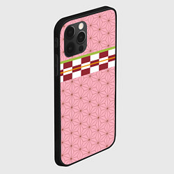 Чехол для iPhone 12 Pro Max Кимоно Незуко, цвет: 3D-черный — фото 2