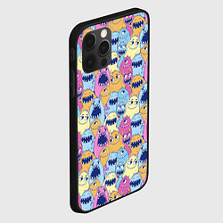 Чехол для iPhone 12 Pro Max Монстры пушистые, цвет: 3D-черный — фото 2