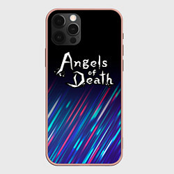 Чехол для iPhone 12 Pro Max Angels of Death stream, цвет: 3D-светло-розовый