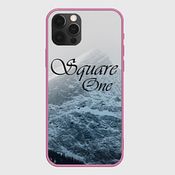 Чехол для iPhone 12 Pro Max Square One, цвет: 3D-малиновый