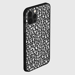 Чехол для iPhone 12 Pro Max Череп мелкий, цвет: 3D-черный — фото 2