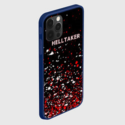 Чехол для iPhone 12 Pro Max Helltaker краска, цвет: 3D-тёмно-синий — фото 2
