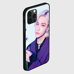 Чехол для iPhone 12 Pro Max Stray Kids 2nd World Tour Maniac Hyunjin, цвет: 3D-черный — фото 2