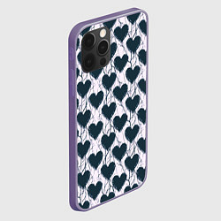 Чехол для iPhone 12 Pro Max Сердце и корни, цвет: 3D-серый — фото 2