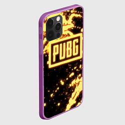 Чехол для iPhone 12 Pro Max PUBG neon, цвет: 3D-сиреневый — фото 2