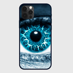 Чехол для iPhone 12 Pro Max Инопланетный глаз, цвет: 3D-черный
