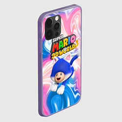 Чехол для iPhone 12 Pro Max Toad - Super Mario 3D World - Nintendo, цвет: 3D-серый — фото 2