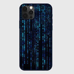 Чехол для iPhone 12 Pro Max Программные символы, цвет: 3D-черный