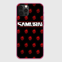 Чехол iPhone 12 Pro Max Самурай - Киберпанк - Они