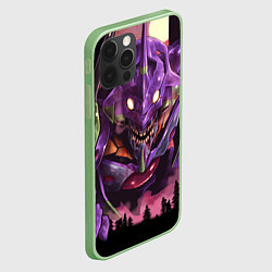 Чехол для iPhone 12 Pro Max Neon Genesis Evangelion - Eva, цвет: 3D-салатовый — фото 2