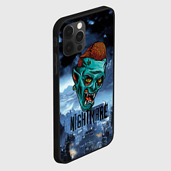 Чехол для iPhone 12 Pro Max Ночной кошмар - Horror face, цвет: 3D-черный — фото 2