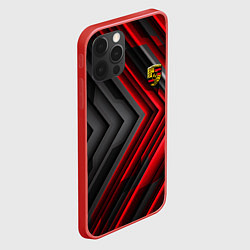 Чехол для iPhone 12 Pro Max Porsche строгий стиль, цвет: 3D-красный — фото 2