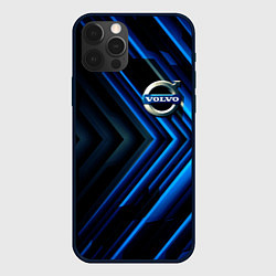 Чехол для iPhone 12 Pro Max Volvo строгий стиль, цвет: 3D-черный
