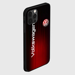 Чехол для iPhone 12 Pro Max Volkswagen art, цвет: 3D-черный — фото 2