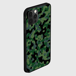 Чехол для iPhone 12 Pro Max Камуфляж WW2 Tropics Verdant, цвет: 3D-черный — фото 2