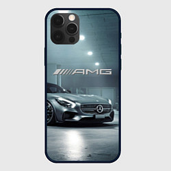 Чехол для iPhone 12 Pro Max Mercedes AMG - Motorsport, цвет: 3D-черный