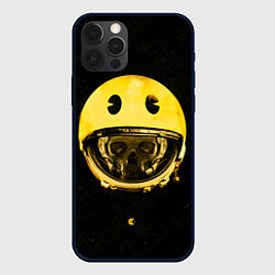 Чехол для iPhone 12 Pro Max Space pac-man, цвет: 3D-черный