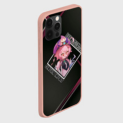 Чехол для iPhone 12 Pro Max Дори в ромбике, цвет: 3D-светло-розовый — фото 2