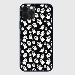Чехол для iPhone 12 Pro Max Парад призраков, цвет: 3D-черный