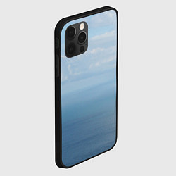 Чехол для iPhone 12 Pro Max Крымское море, цвет: 3D-черный — фото 2