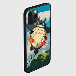 Чехол для iPhone 12 Pro Max Flight Totoro, цвет: 3D-черный — фото 2