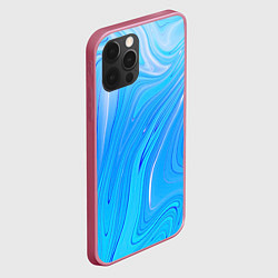 Чехол для iPhone 12 Pro Max Морозная свежесть, цвет: 3D-малиновый — фото 2