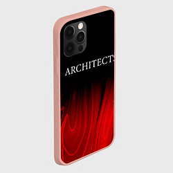 Чехол для iPhone 12 Pro Max Architects red plasma, цвет: 3D-светло-розовый — фото 2