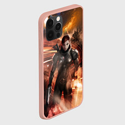 Чехол для iPhone 12 Pro Max Mass Effect N7 - Jane Shepard, цвет: 3D-светло-розовый — фото 2