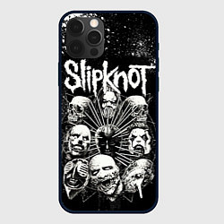 Чехол для iPhone 12 Pro Max Slipknot Black, цвет: 3D-черный