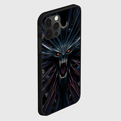 Чехол для iPhone 12 Pro Max Scream alien monster, цвет: 3D-черный — фото 2