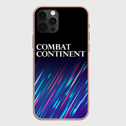 Чехол для iPhone 12 Pro Max Combat Continent stream, цвет: 3D-светло-розовый