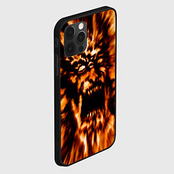 Чехол для iPhone 12 Pro Max Fire demon scream, цвет: 3D-черный — фото 2