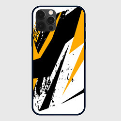 Чехол для iPhone 12 Pro Max Гоночная абстракция, цвет: 3D-черный