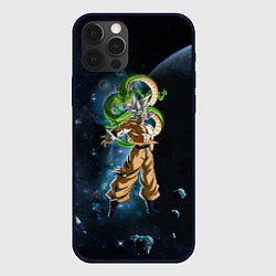 Чехол для iPhone 12 Pro Max Dragon Ball - Space - Son Goku, цвет: 3D-черный