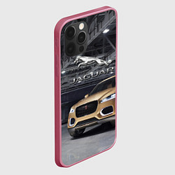 Чехол для iPhone 12 Pro Max Jaguar - зачётное точило!, цвет: 3D-малиновый — фото 2