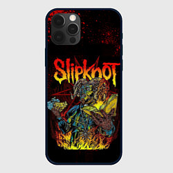 Чехол для iPhone 12 Pro Max Slipknot Monster, цвет: 3D-черный