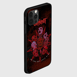 Чехол для iPhone 12 Pro Max Slipknot red satan, цвет: 3D-черный — фото 2