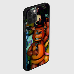 Чехол для iPhone 12 Pro Max Five Nights at Frеddys, цвет: 3D-черный — фото 2