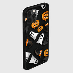 Чехол для iPhone 12 Pro Max Halloween 31 окт, цвет: 3D-черный — фото 2