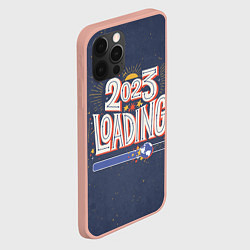 Чехол для iPhone 12 Pro Max 2023 loading, цвет: 3D-светло-розовый — фото 2