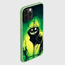 Чехол для iPhone 12 Pro Max Halloween - призрак в плаще, цвет: 3D-салатовый — фото 2