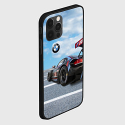 Чехол для iPhone 12 Pro Max BMW racing team - Motorsport - M Performance, цвет: 3D-черный — фото 2