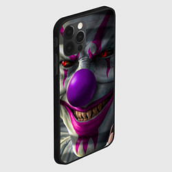 Чехол для iPhone 12 Pro Max Free Fire - Клоун, цвет: 3D-черный — фото 2
