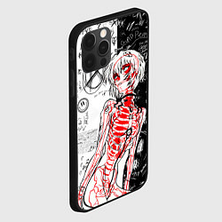 Чехол для iPhone 12 Pro Max Рей Аянами - dead inside mood, цвет: 3D-черный — фото 2