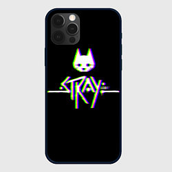 Чехол для iPhone 12 Pro Max Stray game glitch, цвет: 3D-черный