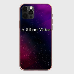 Чехол iPhone 12 Pro Max A Silent Voice gradient space